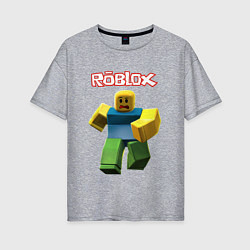 Женская футболка оверсайз Roblox бегущий персонаж