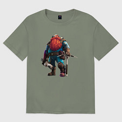 Женская футболка оверсайз Deep Rock Galactic