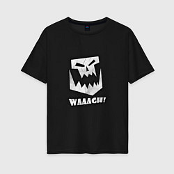 Женская футболка оверсайз Waaagh