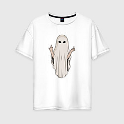 Женская футболка оверсайз The unkind ghost