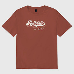 Женская футболка оверсайз Authentic 1967