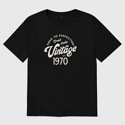 Женская футболка оверсайз 1970 год, выдержанный до совершенства
