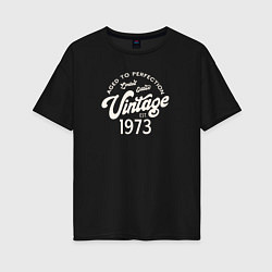 Женская футболка оверсайз 1973 год - выдержанный до совершенства