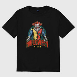 Женская футболка оверсайз Halloween night