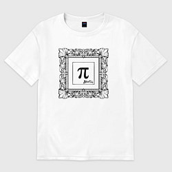 Футболка оверсайз женская Мнение в глянцевой рамке, цвет: белый