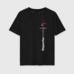 Женская футболка оверсайз Depeche Mode - Violator роза