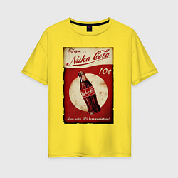 Женская футболка оверсайз Nuka cola price