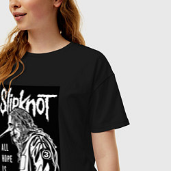 Футболка оверсайз женская Slipknot - hope is gone, цвет: черный — фото 2