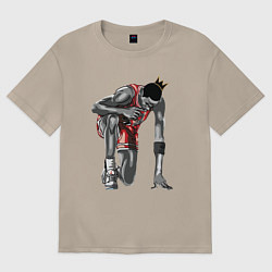 Женская футболка оверсайз Джордан король