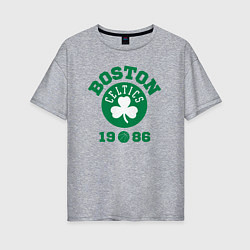 Женская футболка оверсайз Boston Celtics 1986