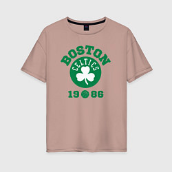 Женская футболка оверсайз Boston Celtics 1986