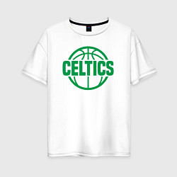 Женская футболка оверсайз Celtics ball