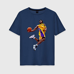 Женская футболка оверсайз Kobe Bryant dunk