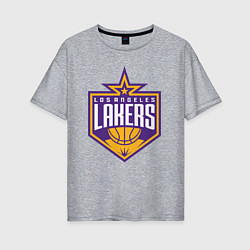 Женская футболка оверсайз Los Angelas Lakers star