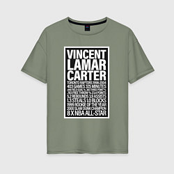 Женская футболка оверсайз Vince Carter