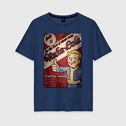 Женская футболка оверсайз Vault boy - nuclear cola