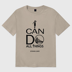 Женская футболка оверсайз Curry do all things