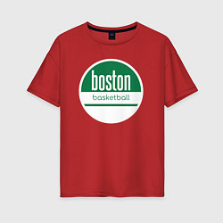 Женская футболка оверсайз Boston basket