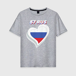 Женская футболка оверсайз 57 регион Орловская область