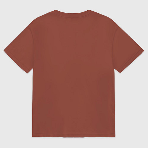 Женская футболка оверсайз 30STM logo / Кирпичный – фото 2