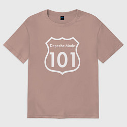 Женская футболка оверсайз Depeche Mode - 101