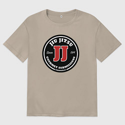 Женская футболка оверсайз Гурман джиу-джитсу