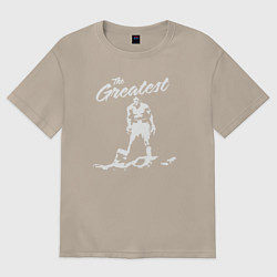 Женская футболка оверсайз Величайший Мухаммед Али