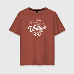 Женская футболка оверсайз 1992 год - выдержанный до совершенства