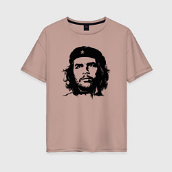 Женская футболка оверсайз Портрет Че Гевары