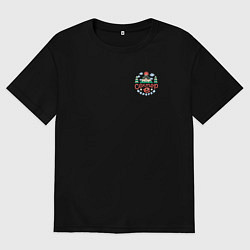 Футболка оверсайз женская Сектор Е, цвет: черный