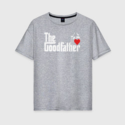 Женская футболка оверсайз The godfather love