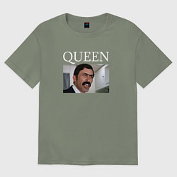 Женская футболка оверсайз Queen - Mimino мем