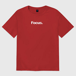 Женская футболка оверсайз Focus