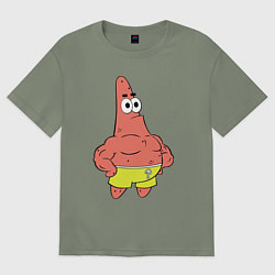 Женская футболка оверсайз Звезда - Патрик