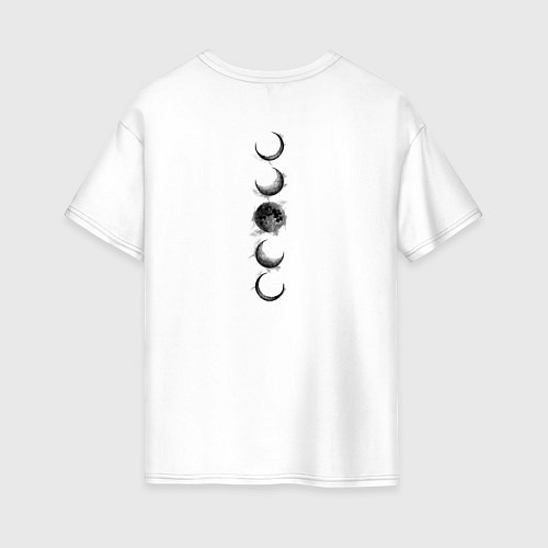 Женская футболка оверсайз Чимин, арт, бтс / Белый – фото 2
