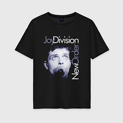 Женская футболка оверсайз Joy Division - Ian Curtis