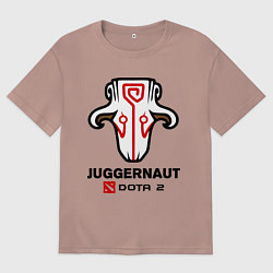 Женская футболка оверсайз Juggernaut Dota 2