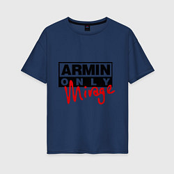 Футболка оверсайз женская Armin Only: Mirage, цвет: тёмно-синий