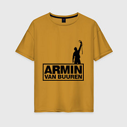 Женская футболка оверсайз Armin van buuren