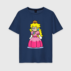 Женская футболка оверсайз Принцесса с Марио