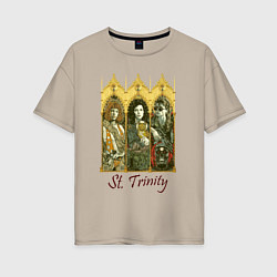 Женская футболка оверсайз St trinity