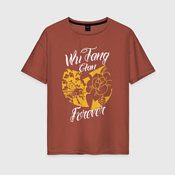 Женская футболка оверсайз Wu tang clan forever