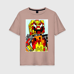 Женская футболка оверсайз Desondra2024 In Minecraft