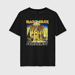 Женская футболка оверсайз Iron Maiden Powerslave