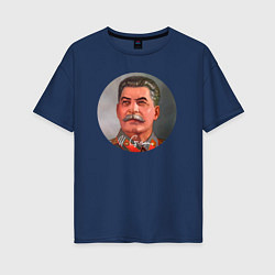 Женская футболка оверсайз Stalin color