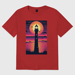 Женская футболка оверсайз Майк в тени