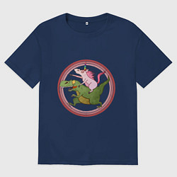 Женская футболка оверсайз Вперёд в будущее