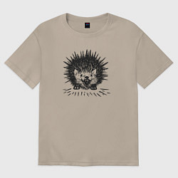 Женская футболка оверсайз Великолепие лесных обитателей