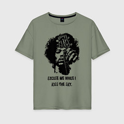 Женская футболка оверсайз James Marshall Hendrix