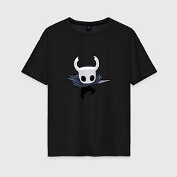 Женская футболка оверсайз Маленький рыцарь Hollow Knight